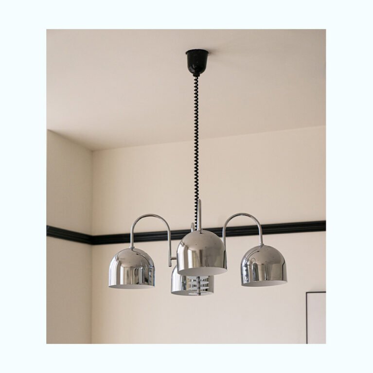 Lynn's Lighting | Silver wine glass Pendant light