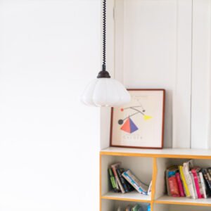 Lynn's Lighting | White showerhead Pendant light
