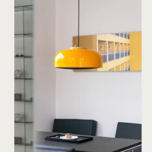 Lynn's Lighting | Artistic Orange Pendant Light